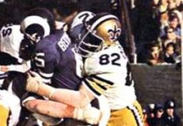 Bob_Pollard, 1972 Saints vs. Rams